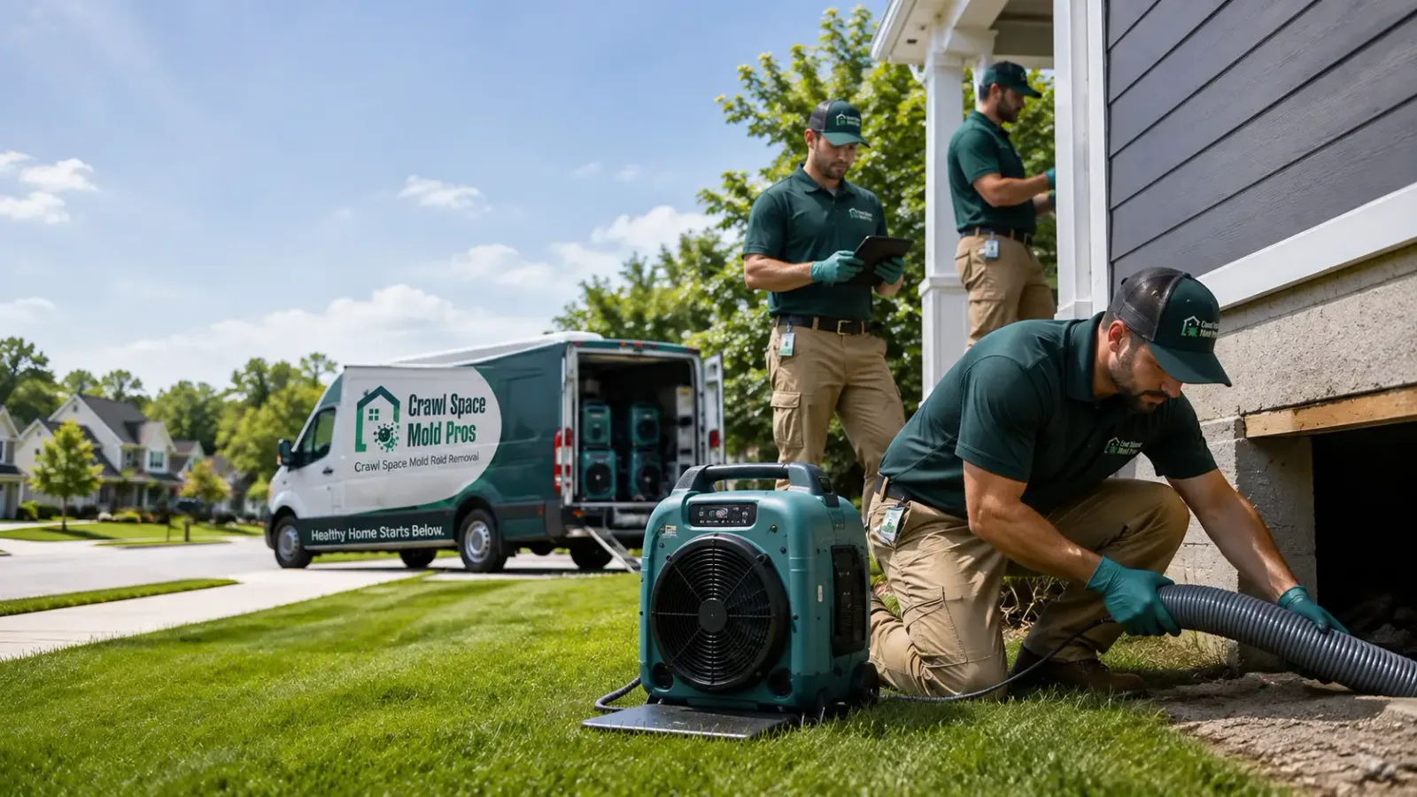 Crawl Space Mold Removal in Slinger, WI
